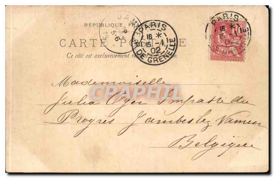Paris - 8 - 1902 - L'Arc de Triomphe - CPA  — Verso