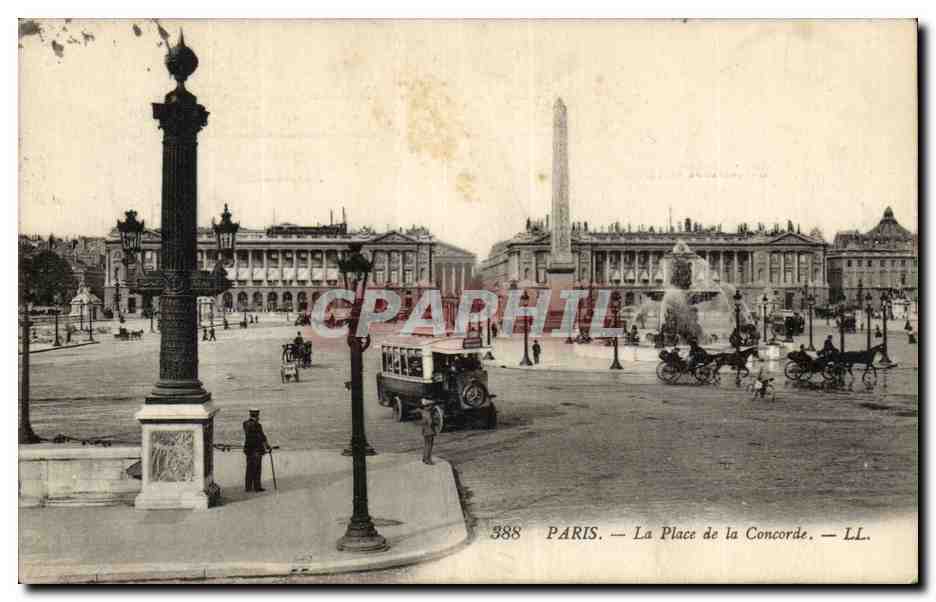 Paris - 8 - Place de la Concorde - CPA 