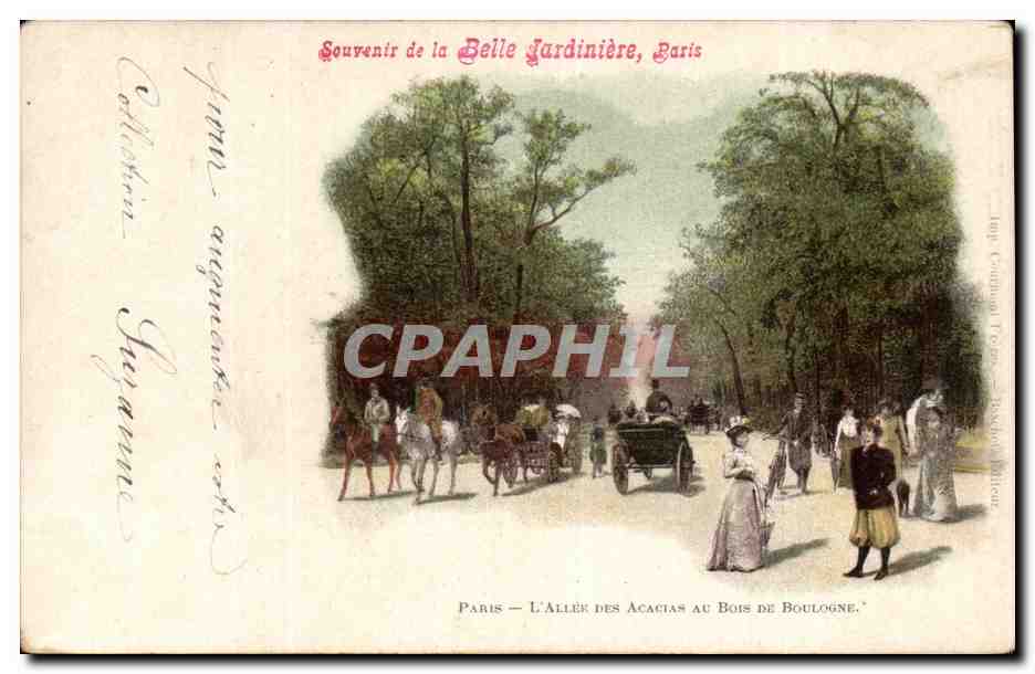 Paris - 1 - Souvenir de la Belle Jardiniere - CPA 