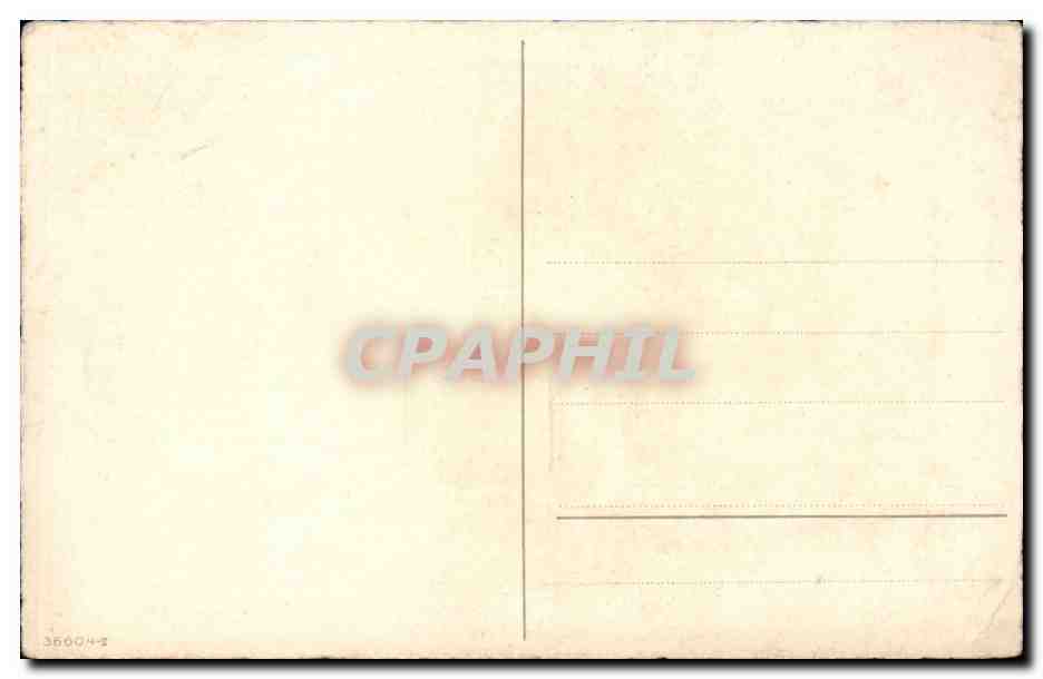 Fleurs - Flowers - Pensee - Pansy - Fer a Cheval - Horseshoe - CPA  — Rückseite