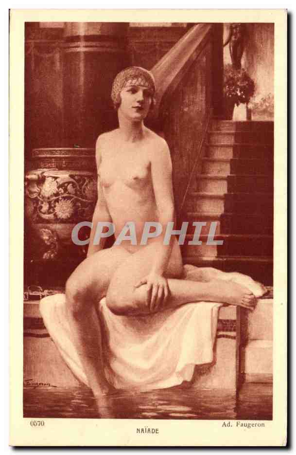 Fantaisie - Erotique - Nus - Femme - Gorgeous flapper nude - CPA 