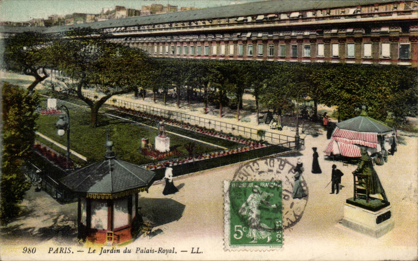 Paris - 1 - Le Jardin du Palais Royal - CPA 