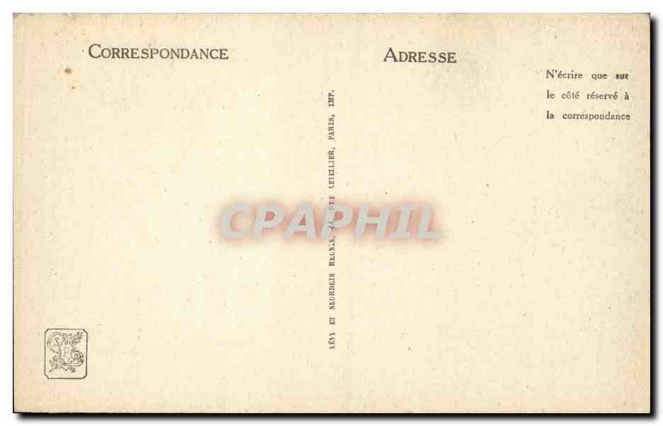 Paris - 1 - Mounment Commemoratif de l'Incendie du Bazar - CPA  — Verso