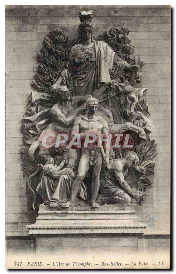 Paris - 8 - L'Arc de Triomphe - Bas Relief - CPA 