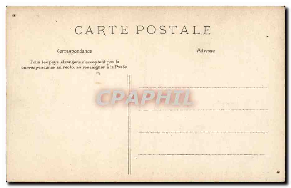 Paris - 1 - Quadridge de l'Arc du Carrousel - CPA  — Verso