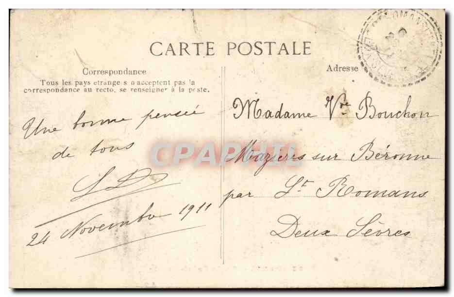 Paris - 10 - Les Boulevards - Porte Saint Martin - CPA  — Verso