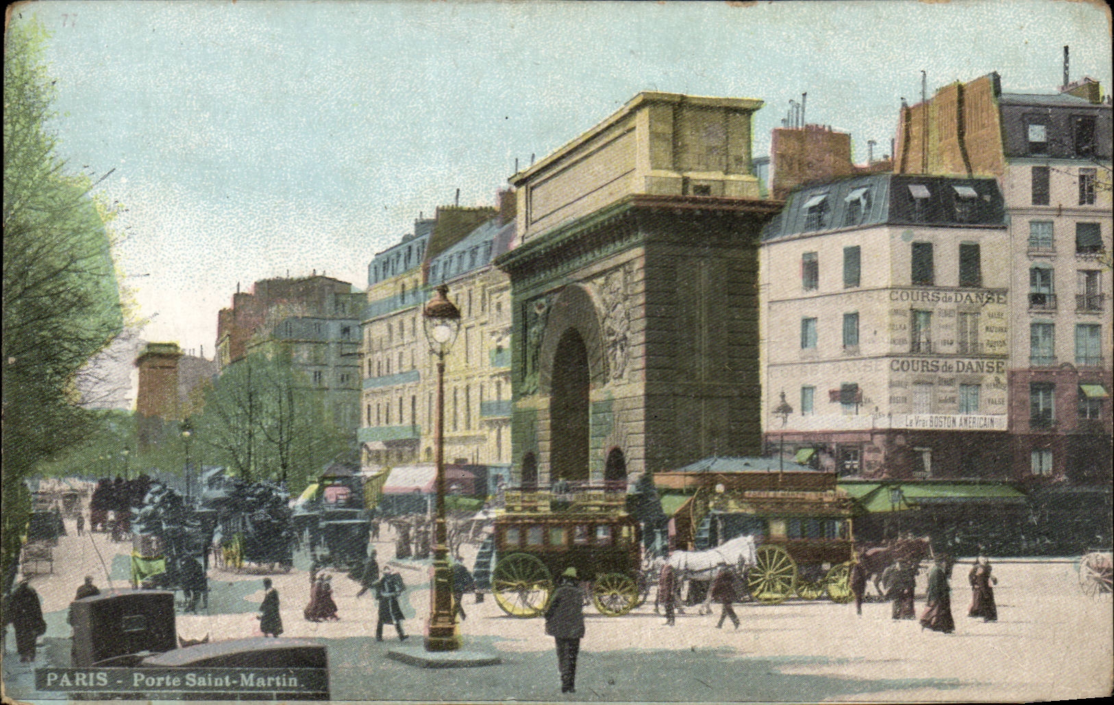 Paris - 10 - Les Boulevards - Porte Saint Martin - CPA 