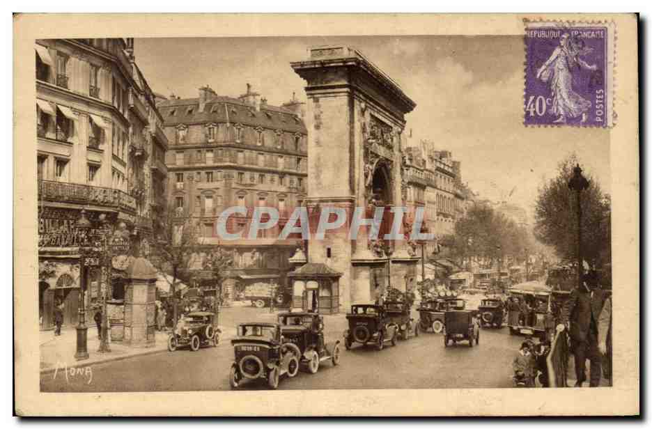Paris - 10 - Les Boulevards - Porte Saint Martin - CPA 