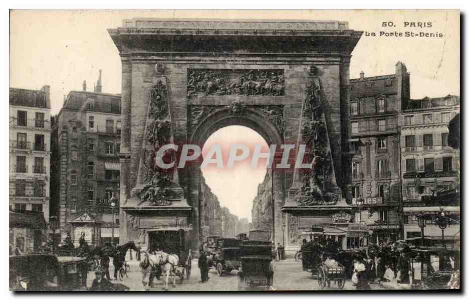 Paris - 10 - Porte Saint Denis - CPA 