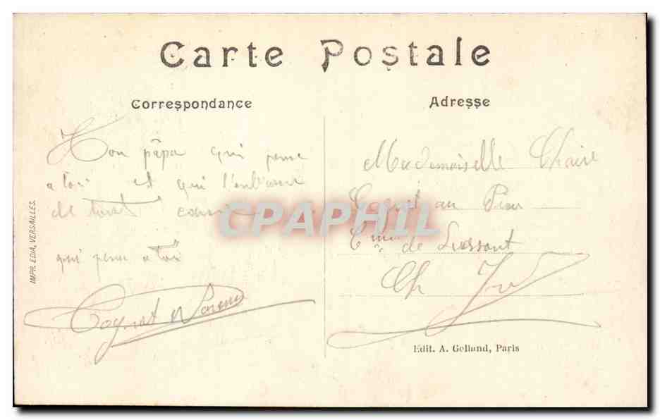 Paris - 10 - Porte Saint Denis - CPA  — Rückseite