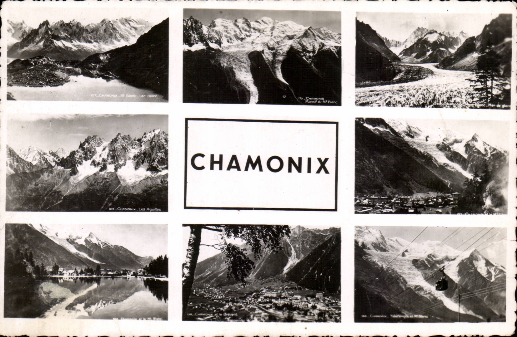 Chamonix — Mont Blanc, Lac Blanc, Les Aiguilles — Société Graphique Neuchâtel n°300