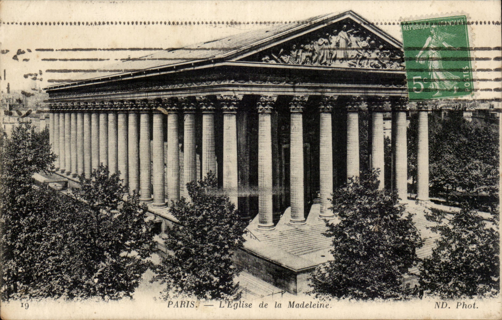 Paris - 8 - Eglise de la Madeleine - CPA 