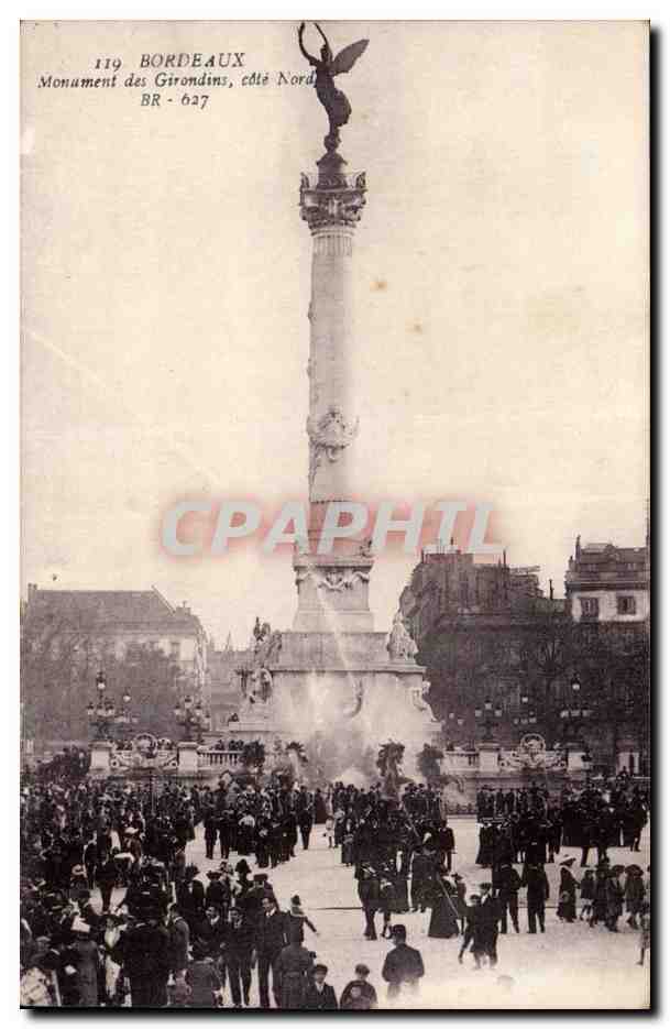 Bordeaux - Monument des Girondins - CPA 