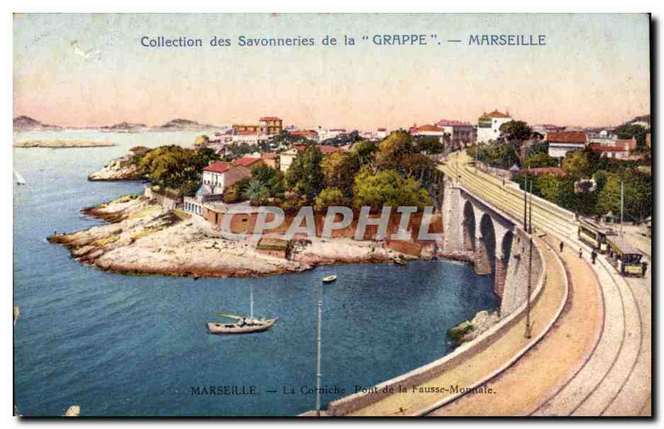 Marseille - Collection des Savonneries de la Grappe - CPA 
