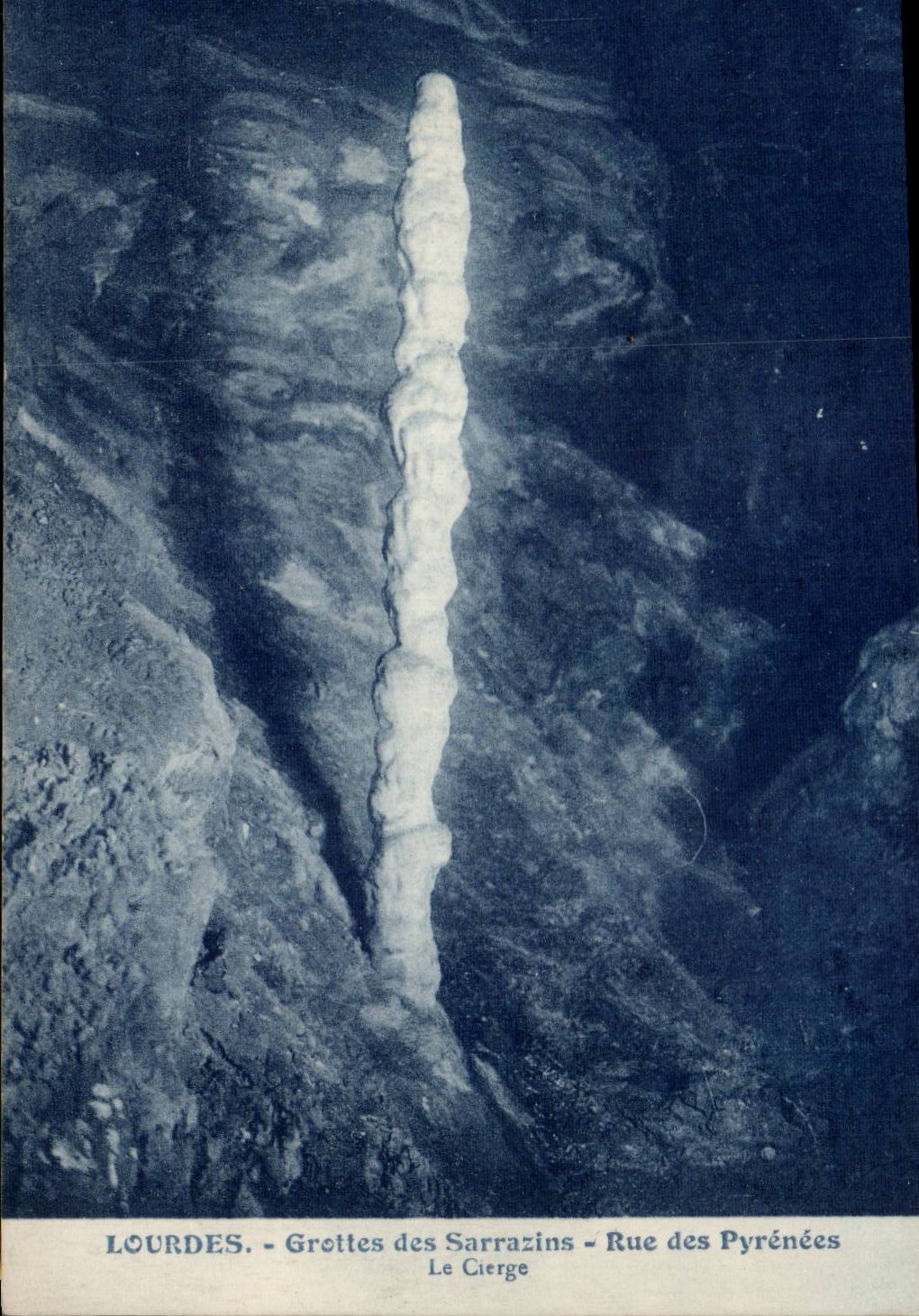 Lourdes - Grotte des Sarrazins - CPA 