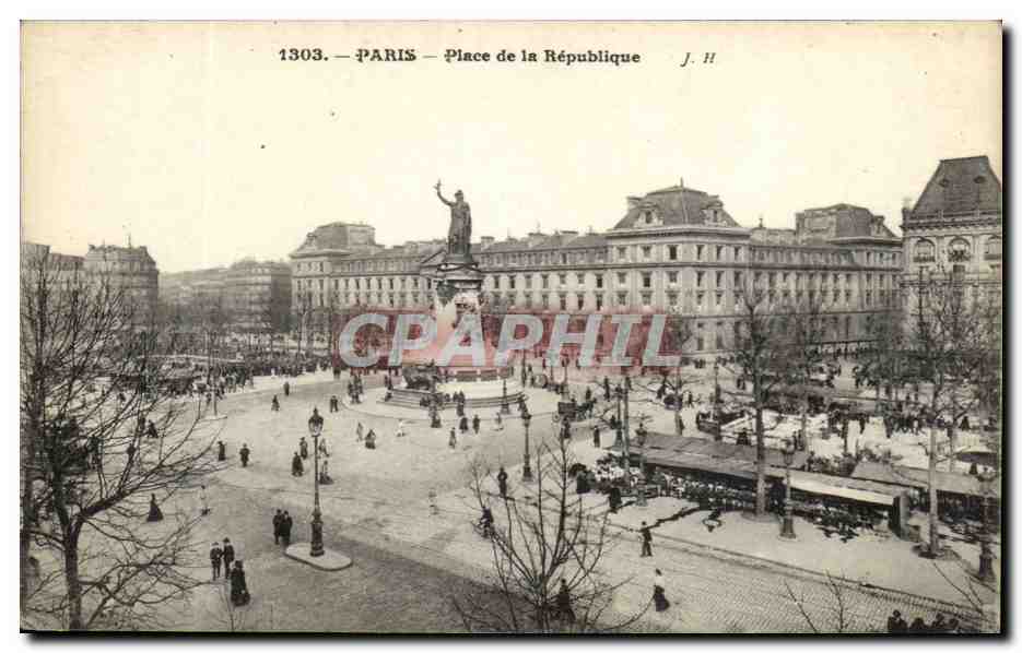 Paris - 10 - Place de la Republique - CPA 