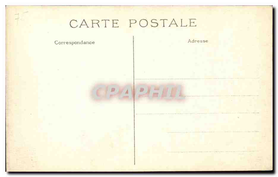 Paris - 10 - Place de la Republique - CPA  — Verso