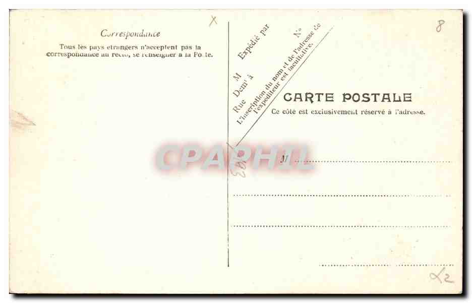 Paris - 10 - Place de la Republique - CPA  — Rückseite