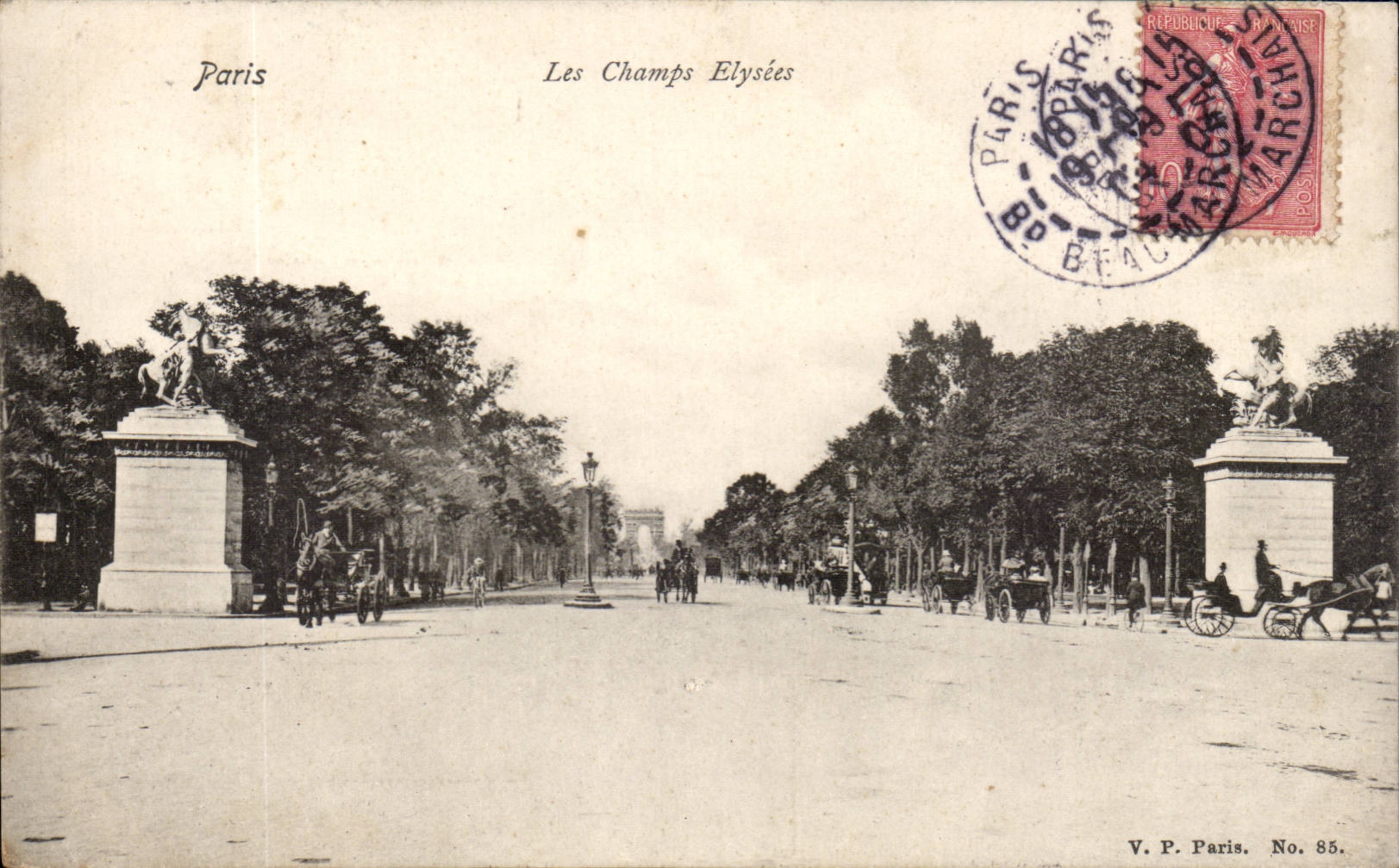 Paris - 8 - L'Avenue des Champs Elysees - CPA 