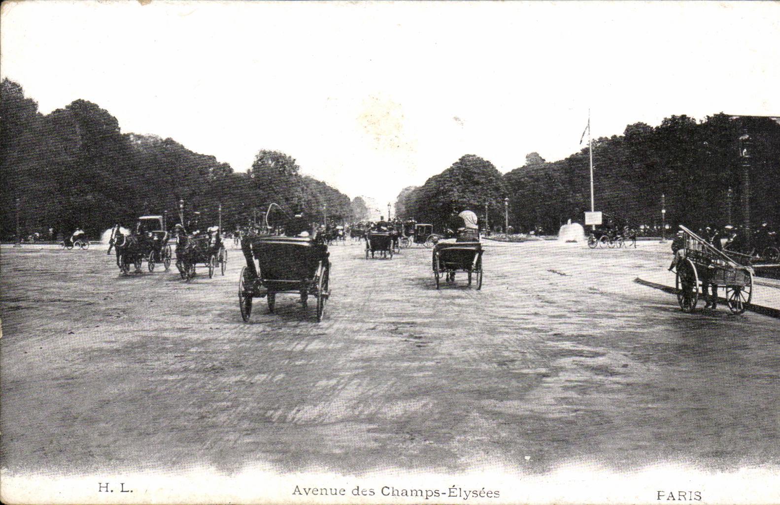 Paris - 8 - L'Avenue des Champs Elysees - CPA 