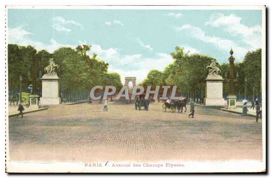 Paris - 8 - L'Avenue des Champs Elysees - CPA 