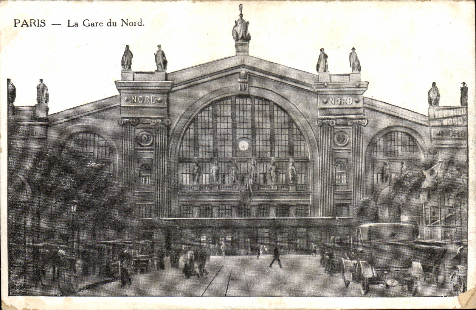 Paris - 10 - La Gare du Nord - CPA 