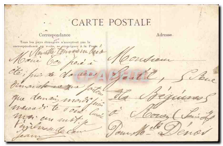 PARIS — Gare Saint-Lazare — Cour du Hâvre — E. L. D. — n°320 — Verso