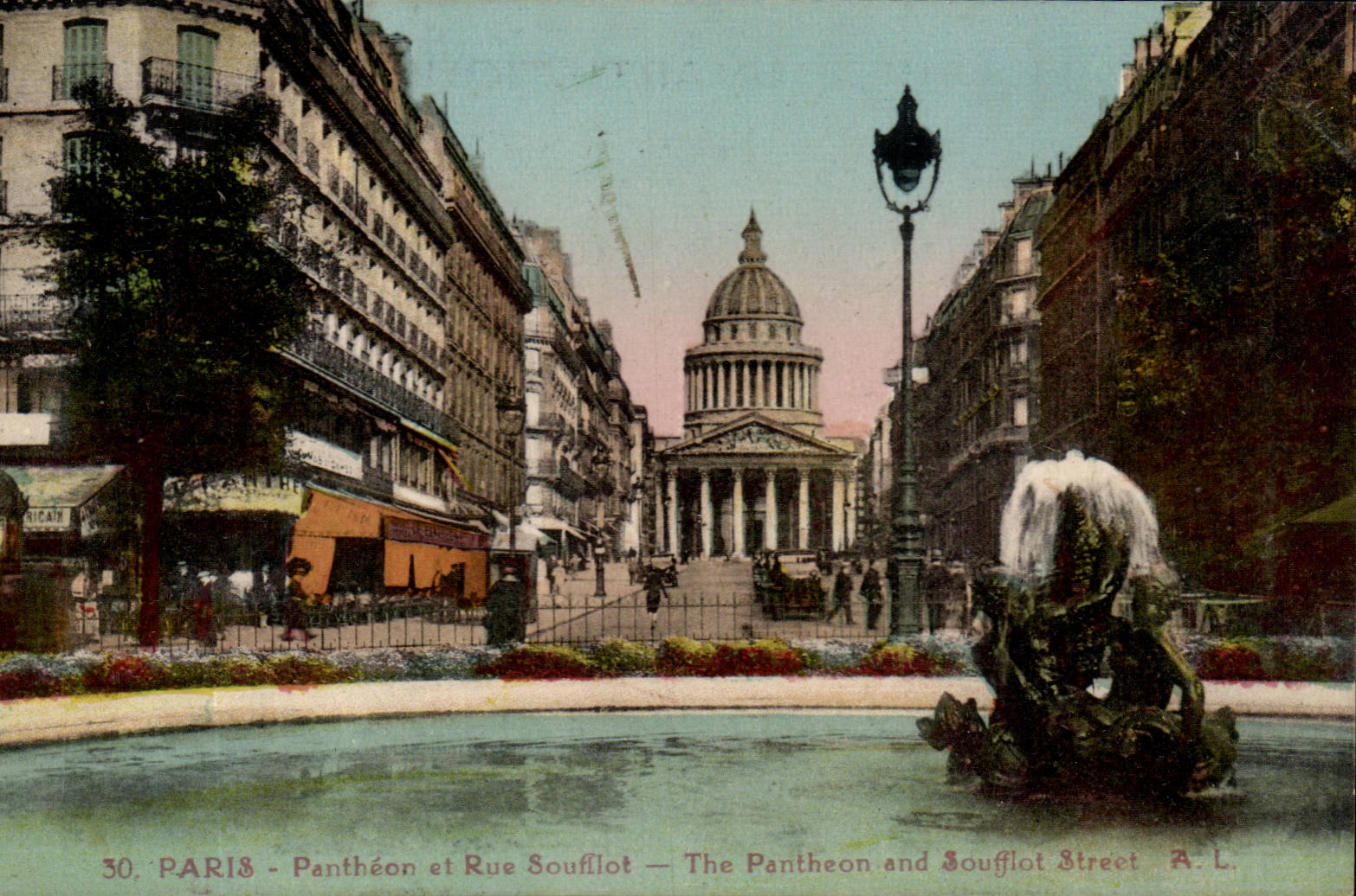 Paris - 5 - Le Pantheon - Rue Soufflot - CPA 