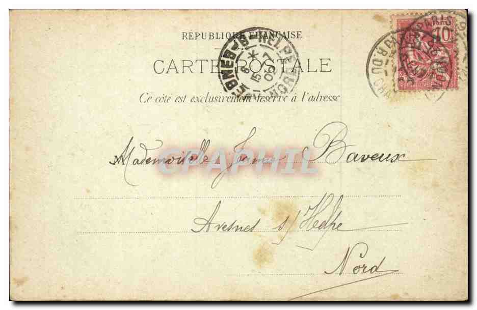 Paris - 1 - Arc du Carrousel - CPA  — Verso