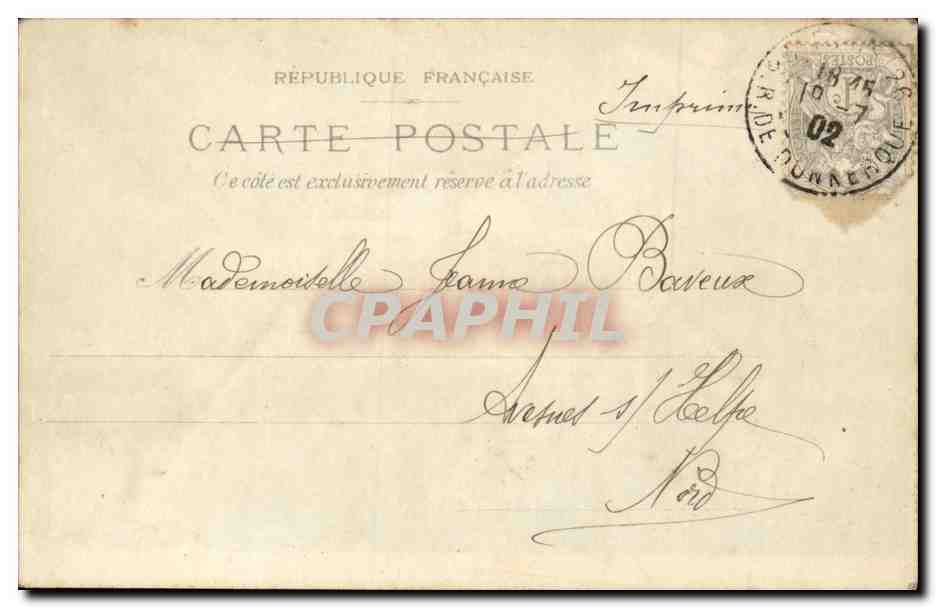 Paris - 1 - Palais de Justice - Ste Chapelle - Illustration - CPA  — Verso