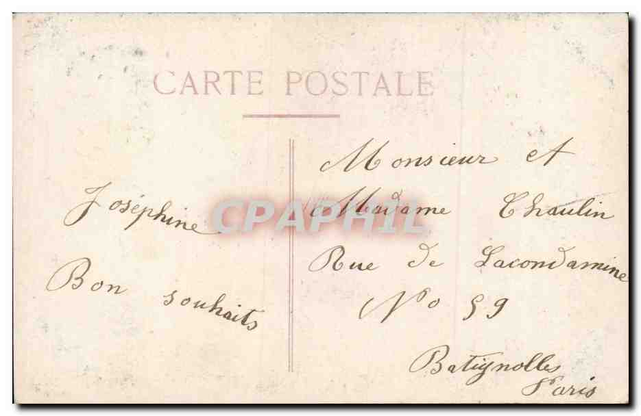 Fetes - Bonne Annee - Fleurs - Flowers - CPA  — Verso