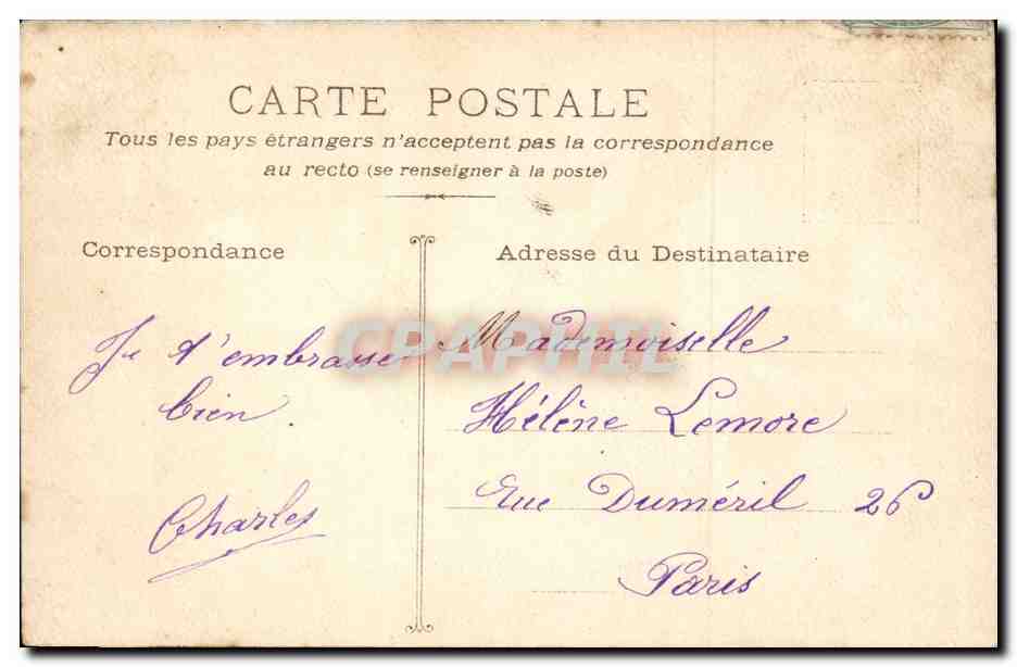Fantaisie - La marseilaise chantee chez Dietric Maire de Strasbourg - CPA  — Verso