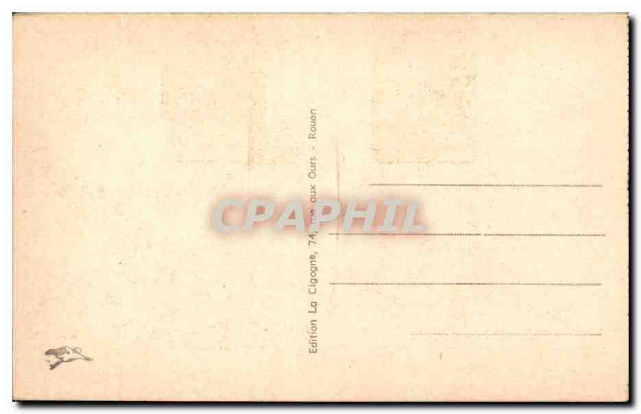 Rouen - La Gare - CPA  — Verso