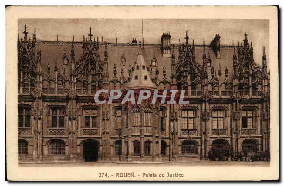 Rouen - Palais de Justice - CPA 