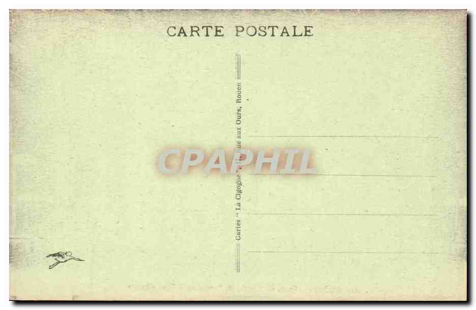 Rouen - Palais de Justice - Le Plafond de la cour d'assises - CPA  — Verso
