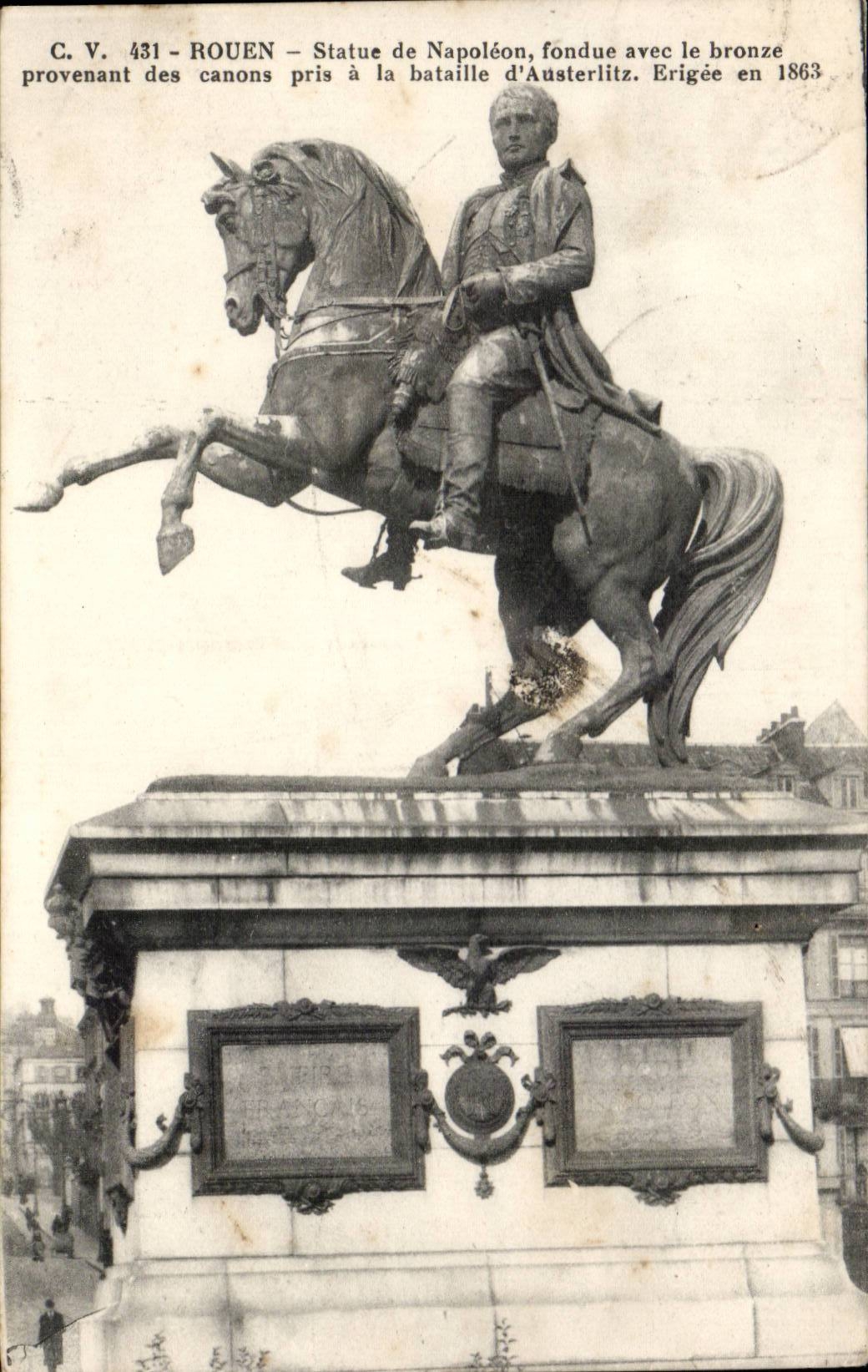 Rouen - Statue de Napoleon I - CPA 