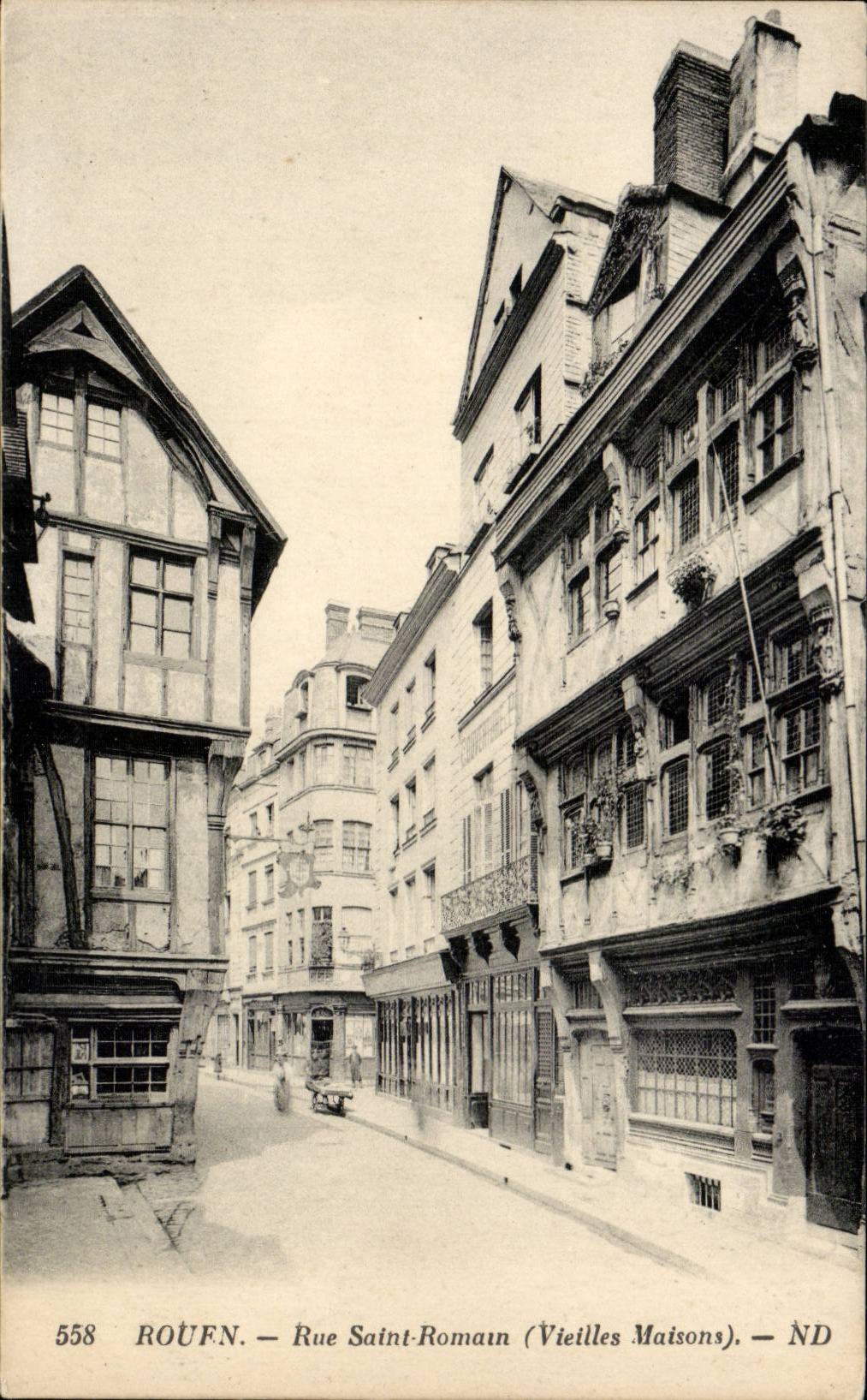 Rouen - Rue Saint Romain - Vieilles Maisons - CPA 