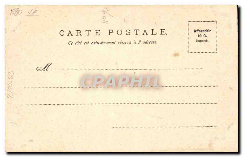 CPA Paris Eglise Saint Ambroise — Verso