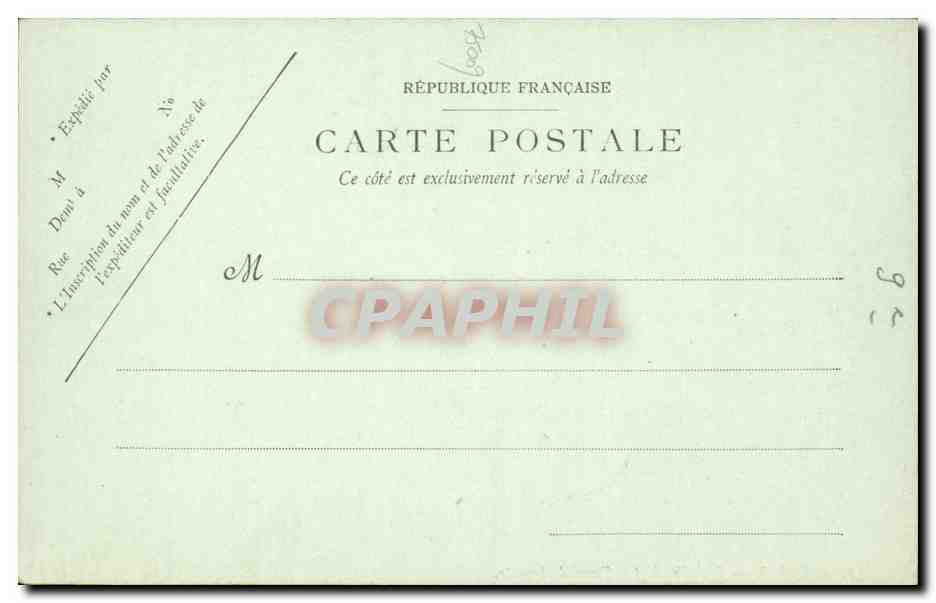 CPA Paris Eglise Notre Dame de Lorette — Rückseite