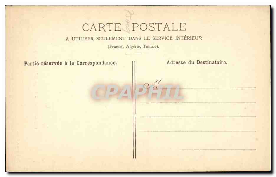 CPA Paris Eglise de la TRinite — Verso