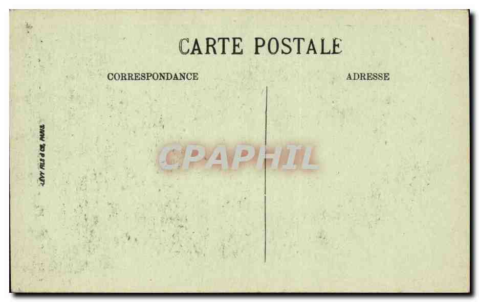CPA Paris Colonne Vendome  — Rückseite