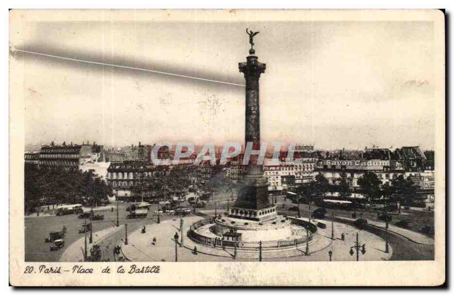 CPA Paris Place de la Bastille