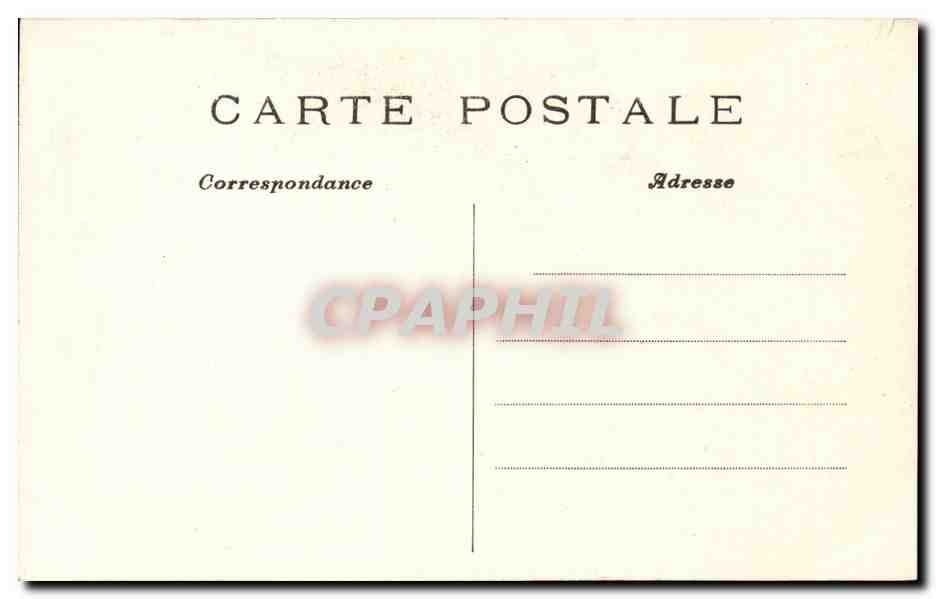 CPA Paris Le Pantheon — Rückseite