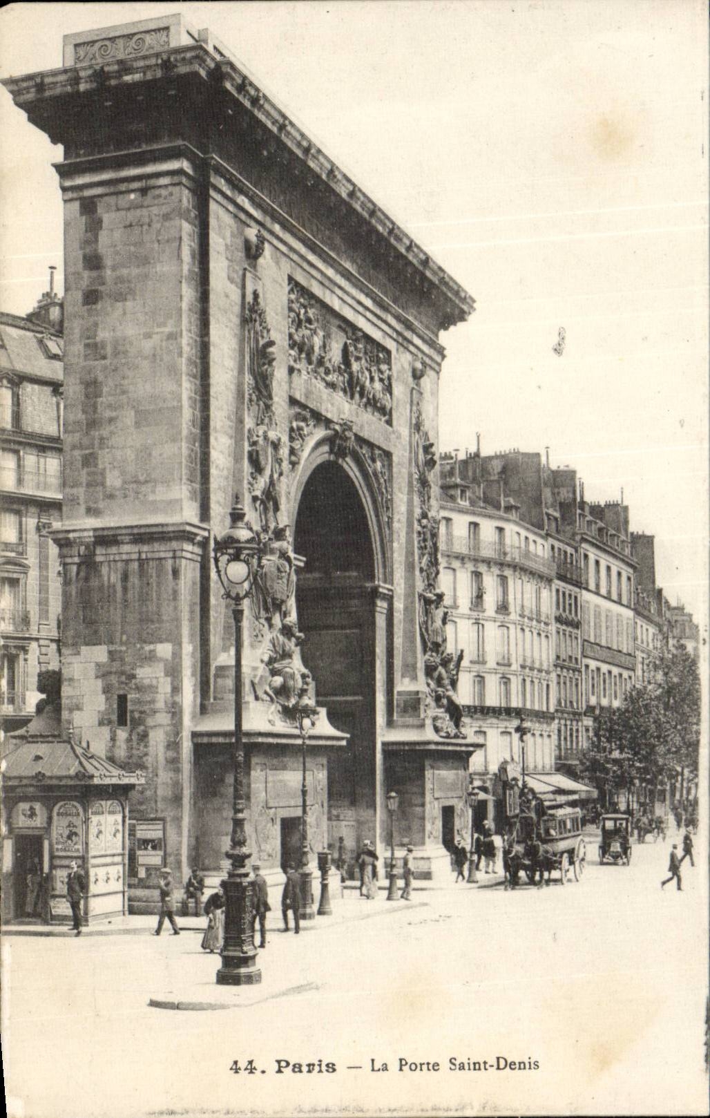 CPA Paris La porte Saint Denis