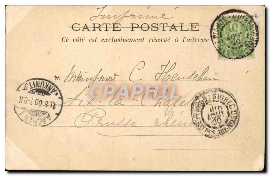 CPA Paris Trocadero Pavillon de l'algerie — Rückseite