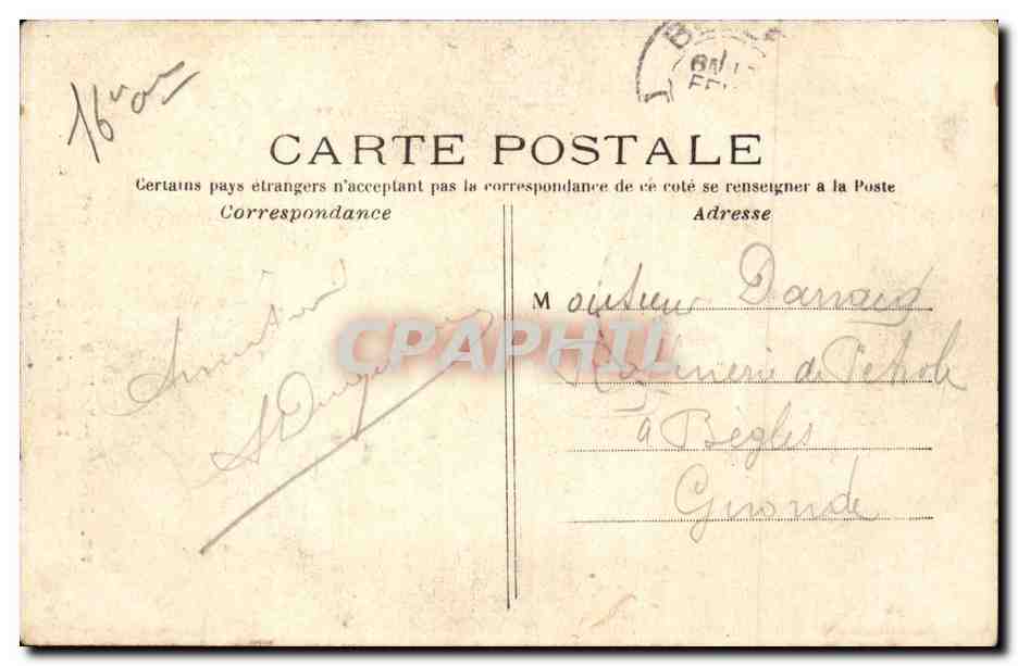 CPA Paris Le bois de Boulogne en hiver Une allee cavaliere — Rückseite