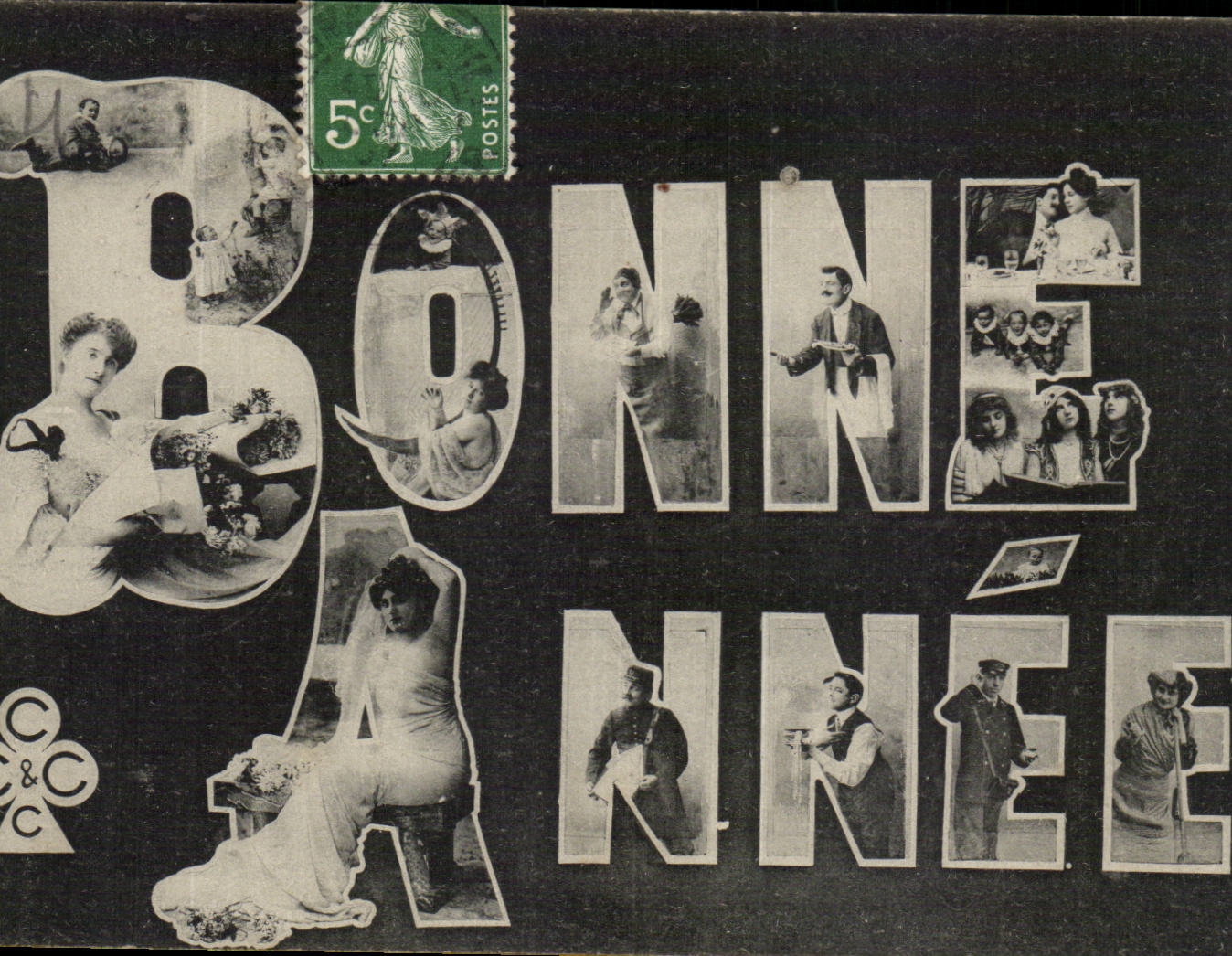 Fetes - Bonne Annee -- Souvenir Style - CPA 