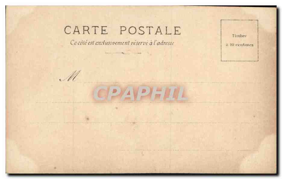 Junge Frau in einem Kleid mit Federn und Perlen — Serie 25 — S.I.P. Paris — Rückseite