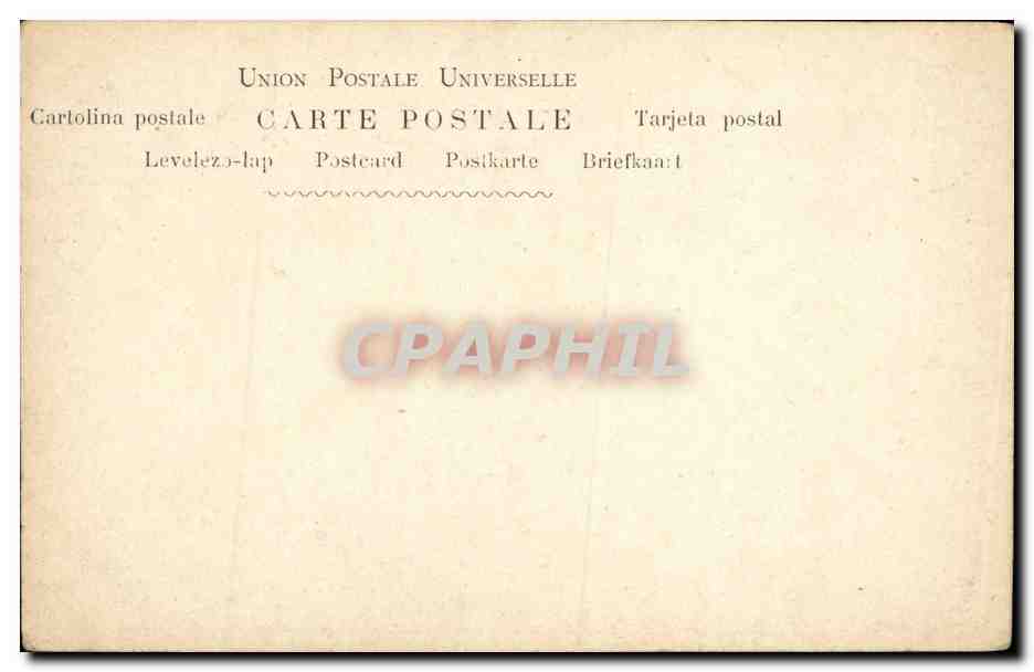 Fantaisie - Enfants - La Toilette - elegant clothing - CPA  — Verso