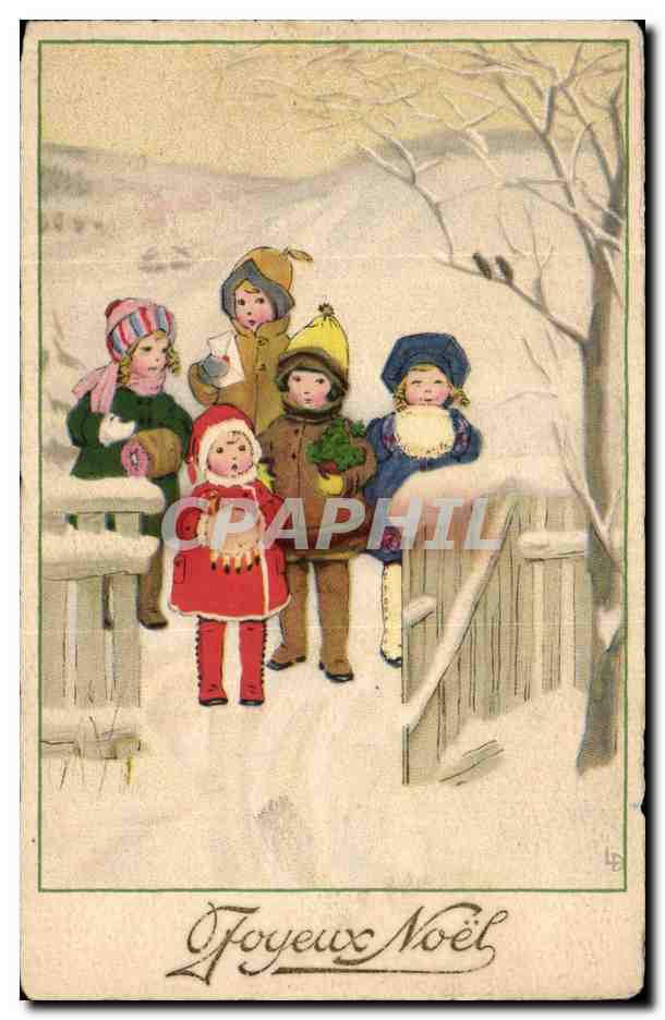 Fetes - Noel - Christmas Carol - Enfants - Children - CPA 